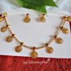 Vasudha Coin Short Necklace