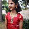Green Paricha Short Necklace