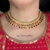 Red Palakka Drop Choker