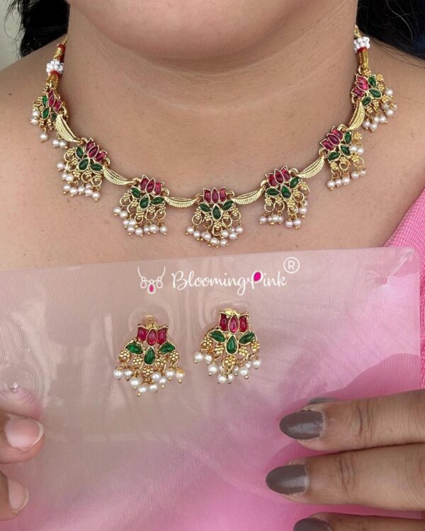Moon Lotus Necklace