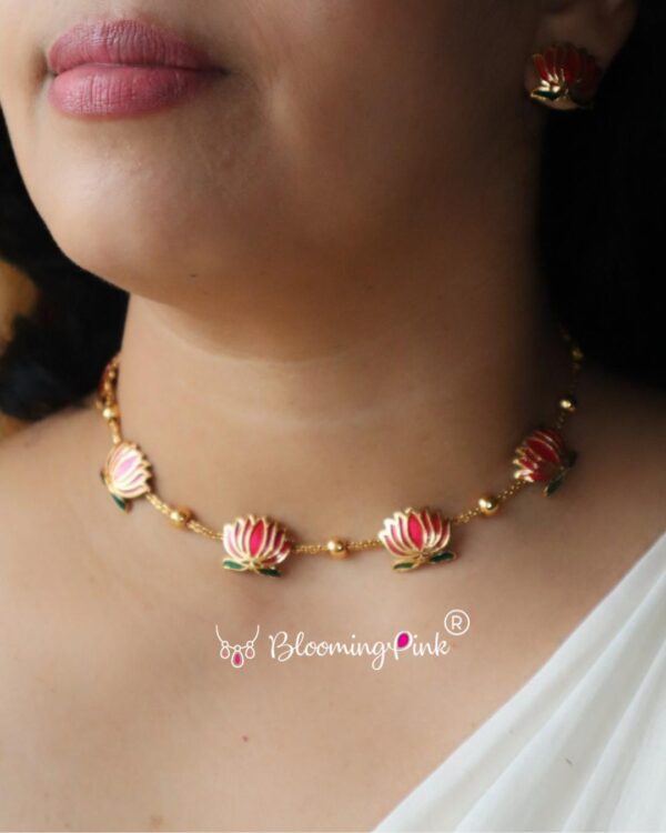 Padmapriya Lotus Necklace