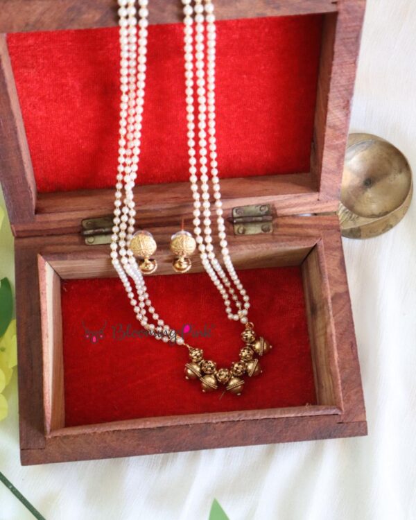 Pearl String Long Mani Mala