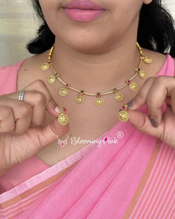 Vasudha Coin Short Necklace