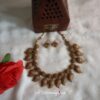 Abha Matt Gold Necklace