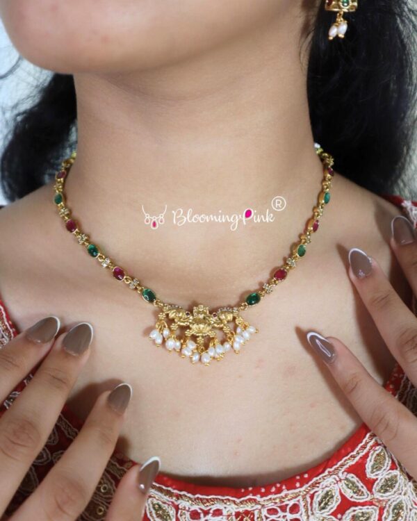 Multi colour Lakshmi Necklace