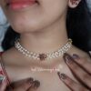3 Line Pearl choker