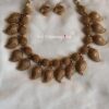 Abha Matt Gold Necklace