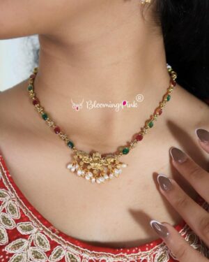 Multi colour Lakshmi Necklace