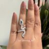 Serpent Silver Ring