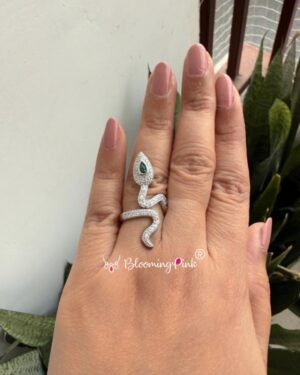 Serpent Silver Ring