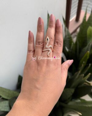 Serpent Rose Gold Ring