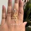 Serpent Rose Gold Ring