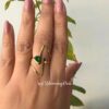Z Green Stone Ring
