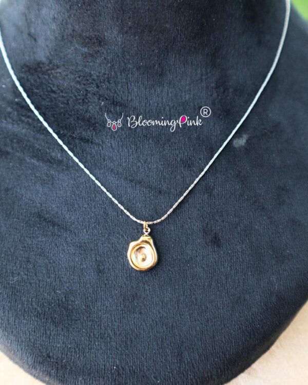 AT Silver Chain with Dual Pendant