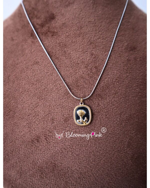 AT Silver Dual Rose Chain