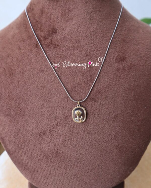 AT Silver Dual Rose Chain