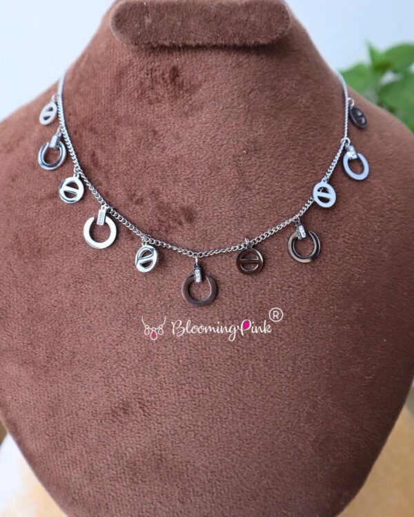 AT Silver Rings Chain