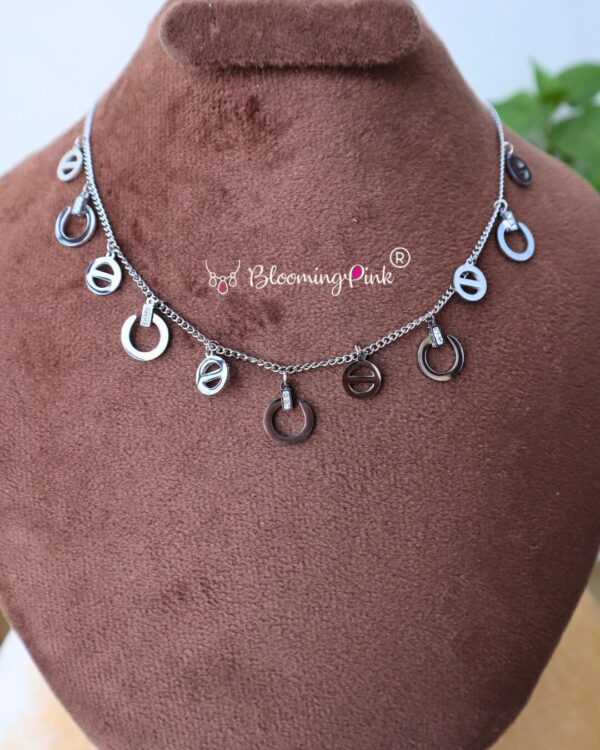 AT Silver Rings Chain