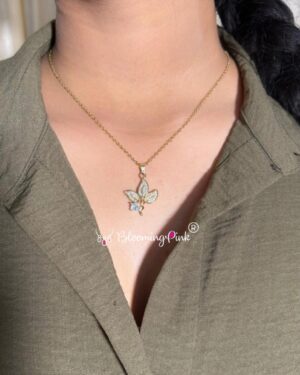 at55 AT Flower AD stone chain