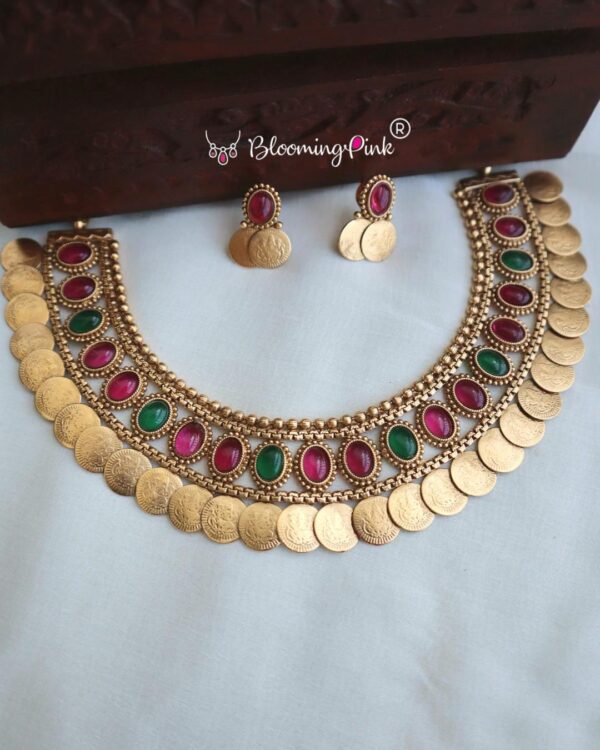 Stone Coin Necklace