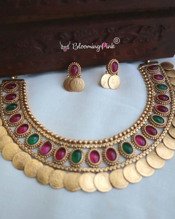 Stone Coin Necklace