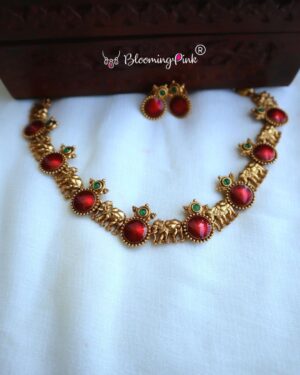 Red Haathi Choker