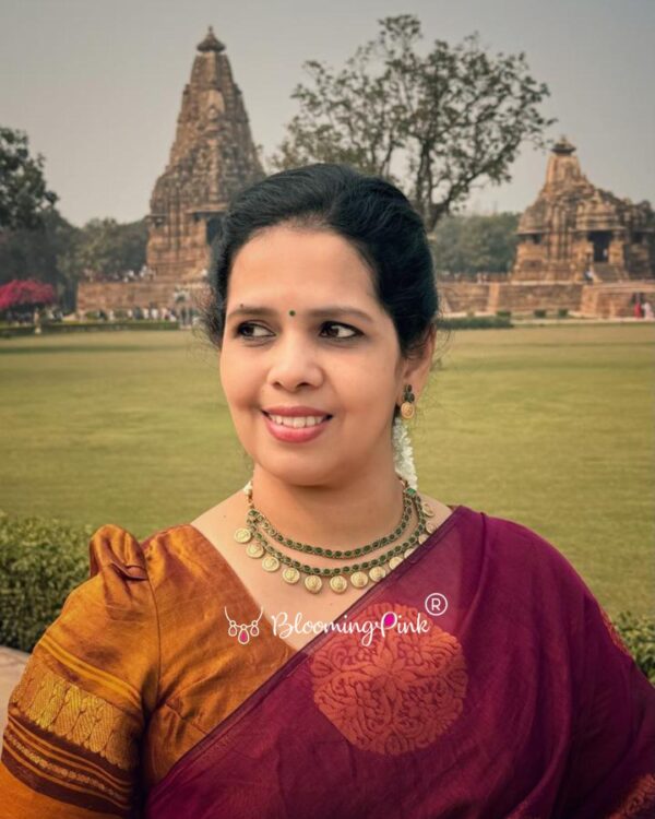 Lakshmi Coin Kemp Layer Necklace