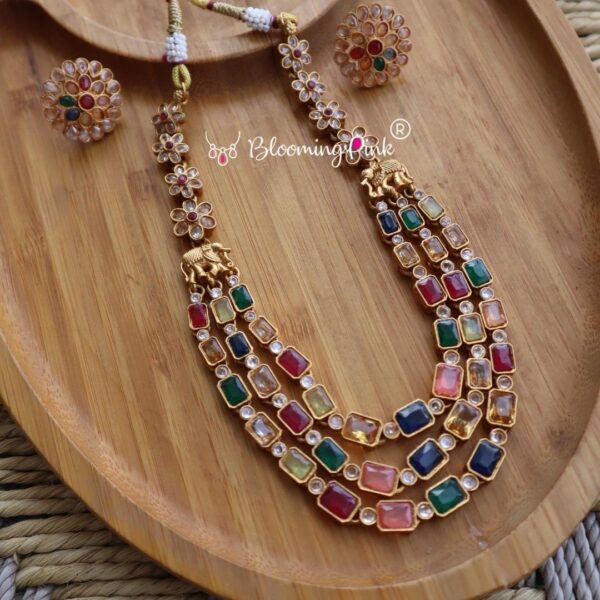 Multi colour Layered Necklace