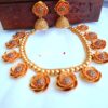 Mehendi Flower Short Necklace