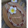 Aarti Pearl & Ruby Jades Necklace