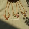 Gold Replica Palakka short Necklace