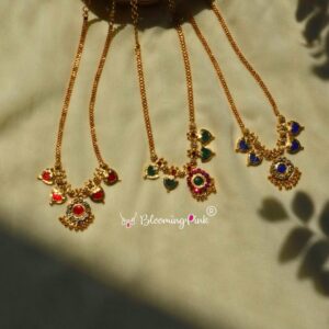 Gold Replica Palakka short Necklace