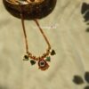 Gold Replica Palakka short Necklace