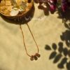 3 Coin Stone chain