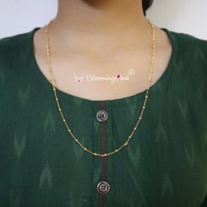 Amma Simple Tiny Gold Balls Chain