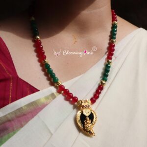 Lalitha Agates Palakka Necklace