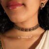 Green Flower Choker