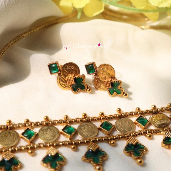 Manjari Coin Palakka Choker