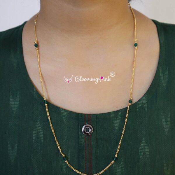 Amma Crystal Thin Chain