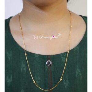 Amma Simple Golden Balls Chain
