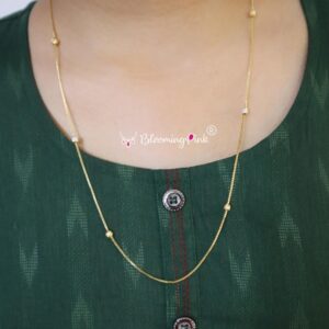 Amma Simple Gold & Silver Balls Chain