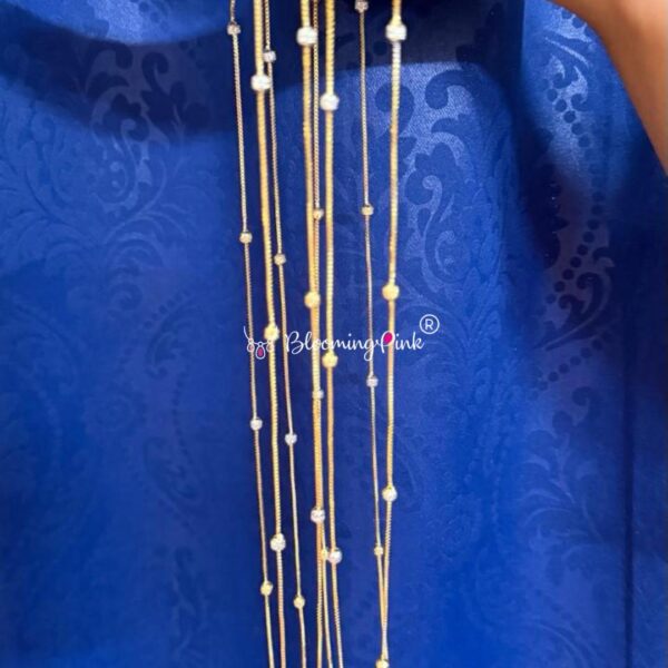 Amma Simple Gold & Silver Balls Chain