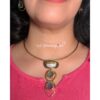 Druzy Pearl Neck Cuff