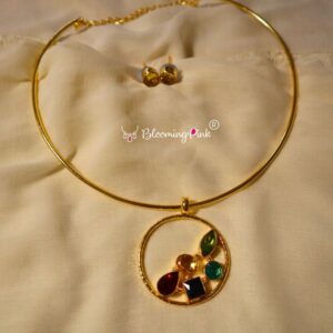 Flower Stones Neck cuff